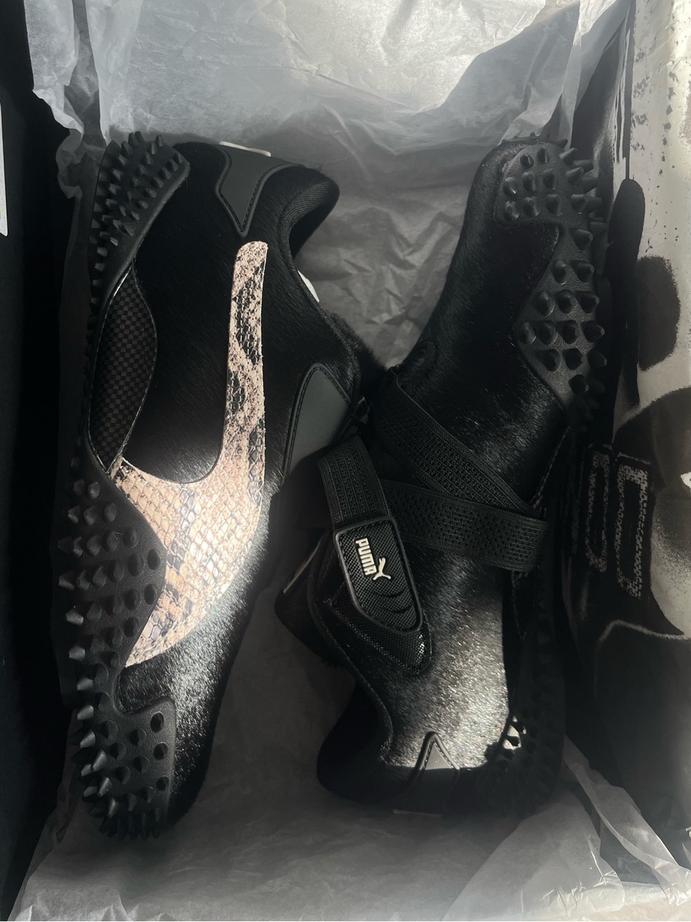 Puma A$AP ROCKY MOSTRO OG PONY HAIR Black snake